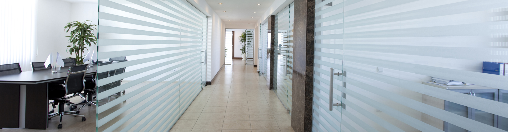 glass partitions